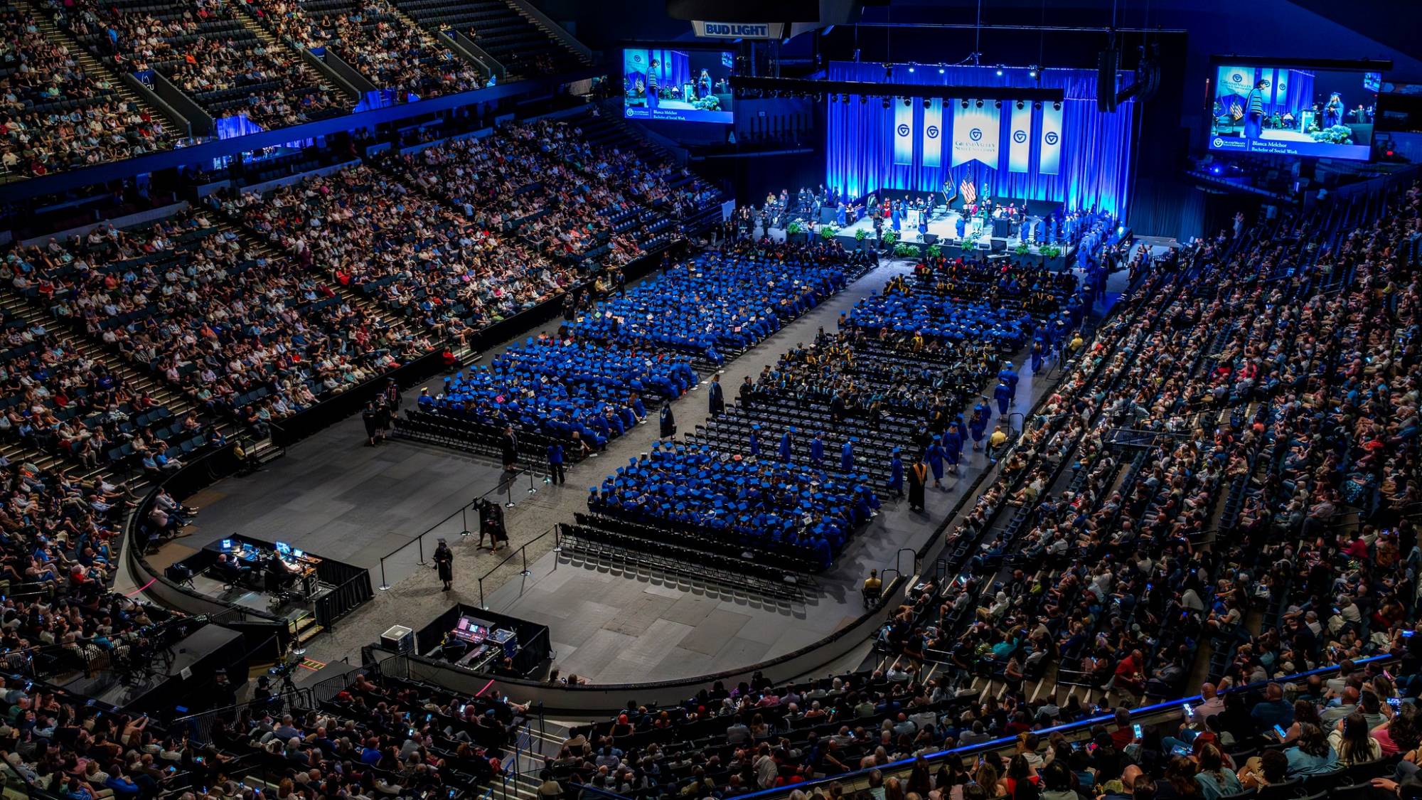 2025 Commencement ceremony in Van Andel Arena